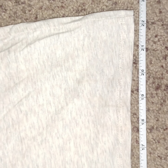 Pure Jill Long Sleeve Stretch Women's Medium Heathered Oatmeal Long Sleeve Shirt - Picture 14 of 16